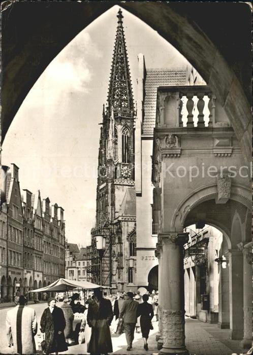 Muenster Westfalen Prinzipalmarkt St Lamberti