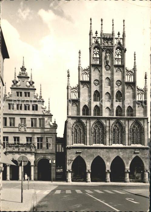 Muenster Westfalen Rathaus Weinhaus