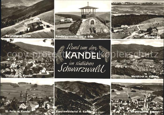 Kandel Waldkirch Breisgau Kandelpyramide Berghotel Elztal Waldkirche Simonswaeld