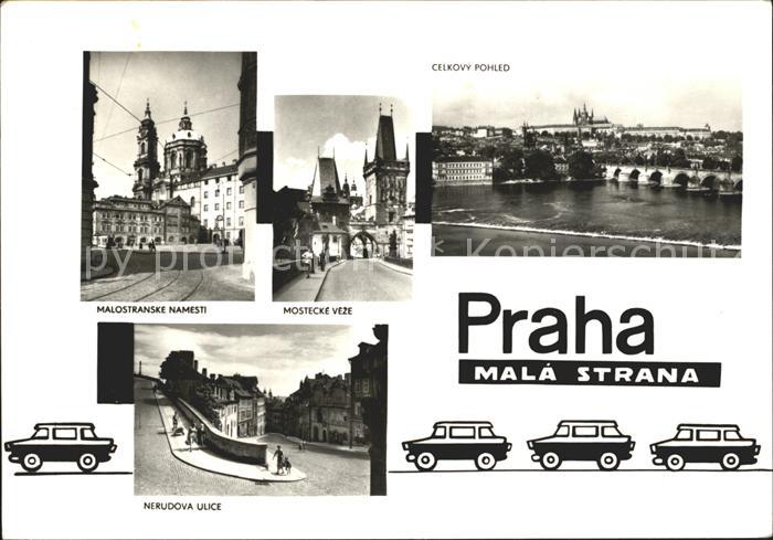 Praha Prahy Prague Malostranske Namesti Mostecke Veze Nerudova Ulice