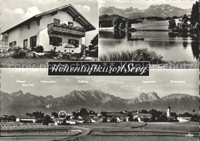 Seeg Gimpel Rote Fluh Sebenspitze Aggenstein Landhaus Aufmberg