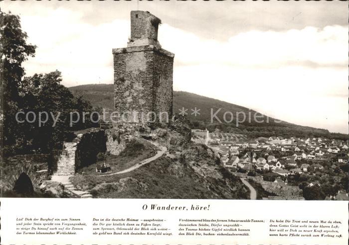 Falkenstein Taunus Burgruine