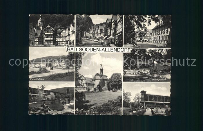 Bad Sooden-Allendorf Rhenanusplatz Kleingolf Tor