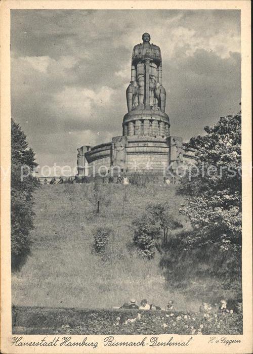 HAMBURG  CITY Bismark Denkmal