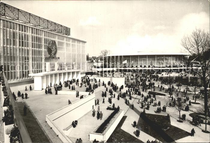 Bruxelles Bruessel Exposition Unverselle Wereldtentoonstelling USA UssR