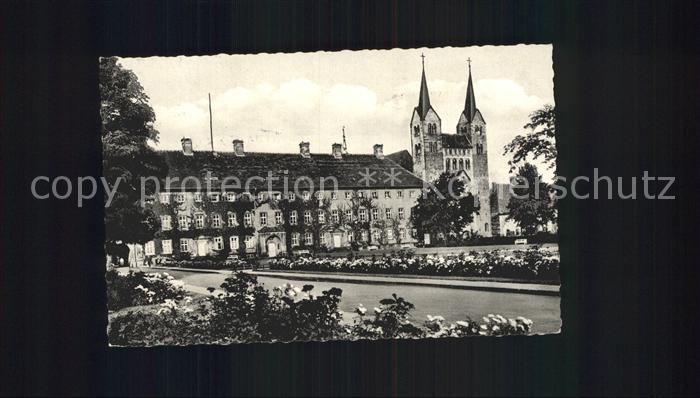 Hoexter Weser Schloss Corvey Westwerk Bahnpost