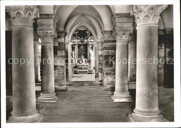 Corvey Kirche Untergeschoss korolingischen Westwerkes Hauptaltar