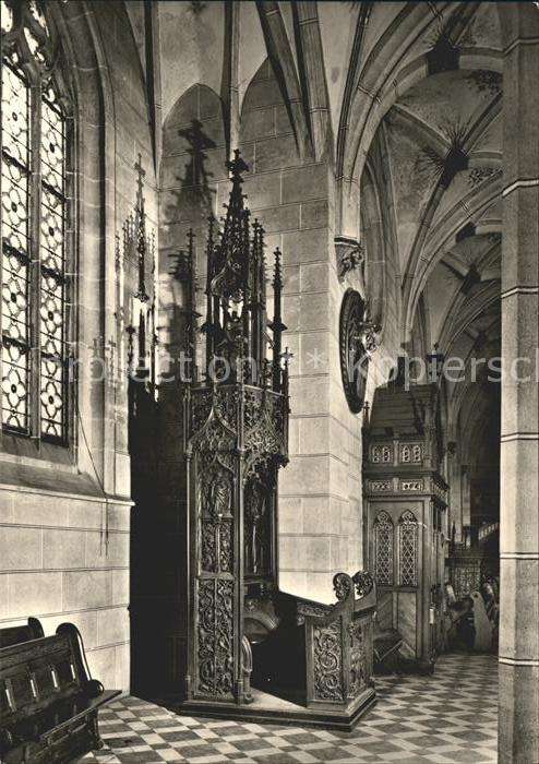 Urach Bad Amaduskirche Betstuhl Grafen Eberhard Bart