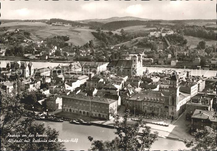 PAssAU Bayern Altstadt Rathaus Maria Hilf