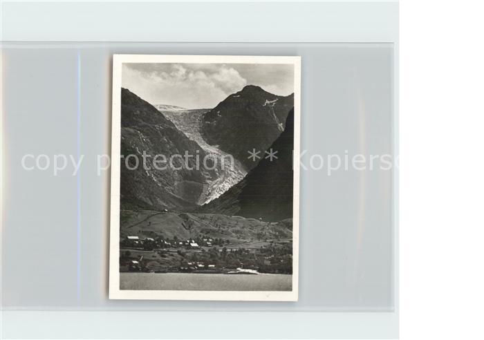 Norwegen Norge Sundalgletscher Maurangerfjord