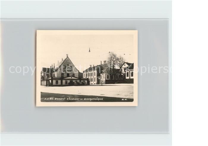 Bergen Norwegen Rathaus