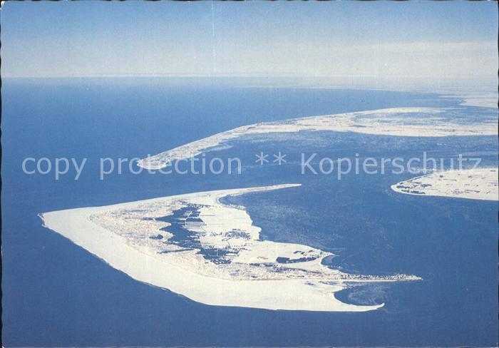 Amrum Fliegeraufnahme im Winter