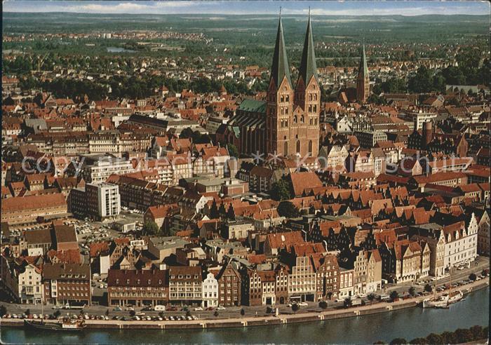 LueBECK  CITY Fliegeraufnahme
