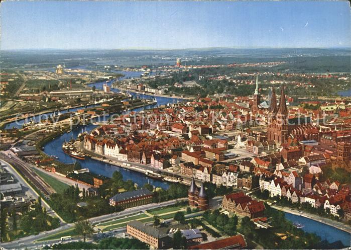 LueBECK  CITY Fliegeraufnahme