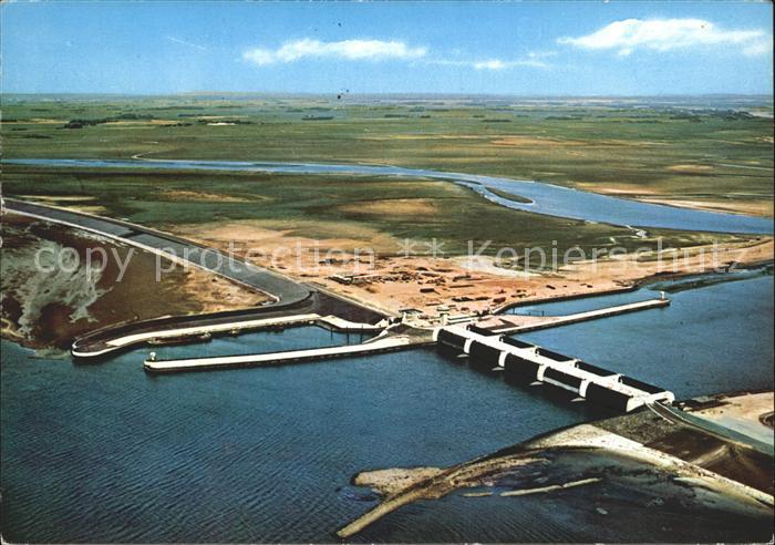 Eiderstedt Fliegeraufnahme Eiderdamm