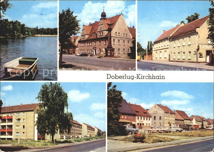 Doberlug-Kirchhain Bad Erna Rathaus Gaststaette Gruener Berg Bahnhofstrasse