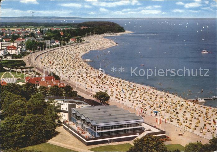 Travemuende Ostseebad Fliegeraufnahme Strand