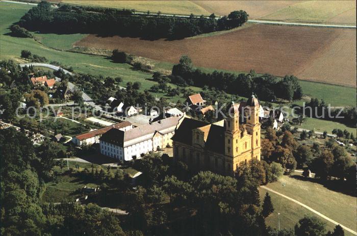 Ellwangen Jagst Fliegeraufnahme Wallfahrtskirche Schoenenberg