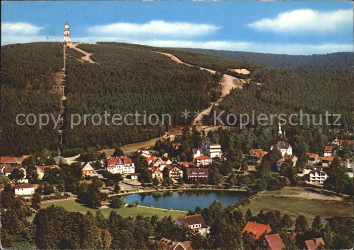 Hahnenklee-Bockswiese Harz Fliegeraufnahme