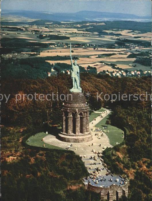 Hermannsdenkmal Fliegeraufnahme