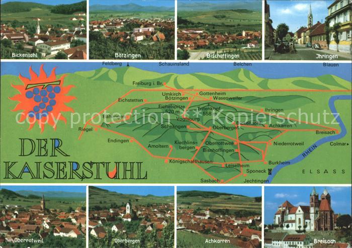 Breisach Rhein Rund um den Kaiserstuhl Ihringen Boetzingen Achkarren