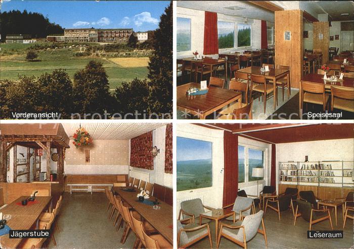 Kirchhundem Gockeln Haus Speisesaal Leseraum Jaegerstube