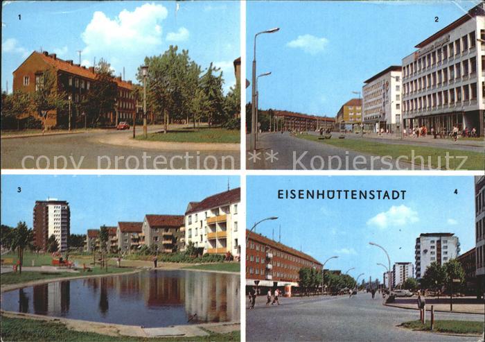Eisenhuettenstadt Strasse der Republik Kaufhaus Magnet Arbeiterwohnhotel