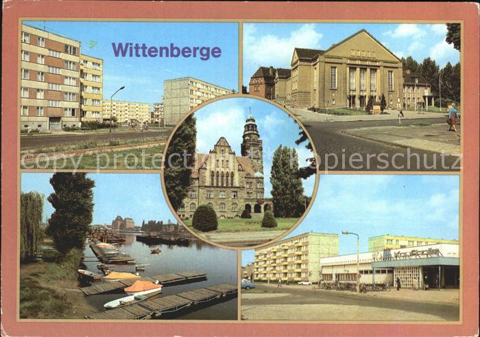 Wittenberge Prignitz Perlenberger Strasse Kulturhaus Hafen Rathaus