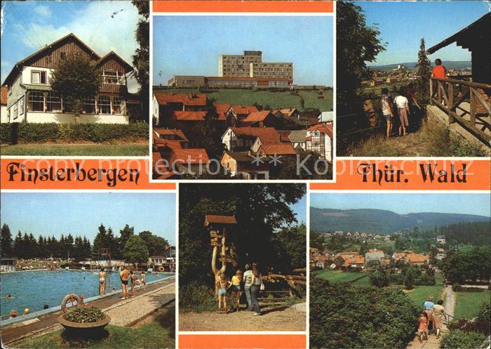 Finsterbergen Freibad FDGB- Erholungsheim Wilhelm Pieck