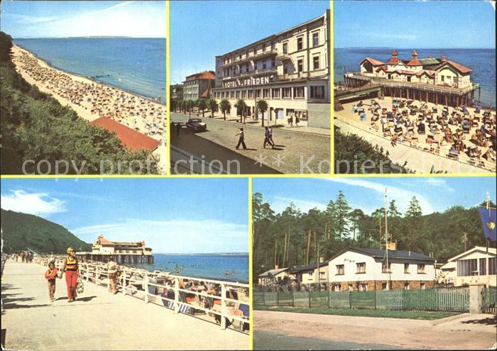 Sellin Ruegen Strand Seebruecke Promenade