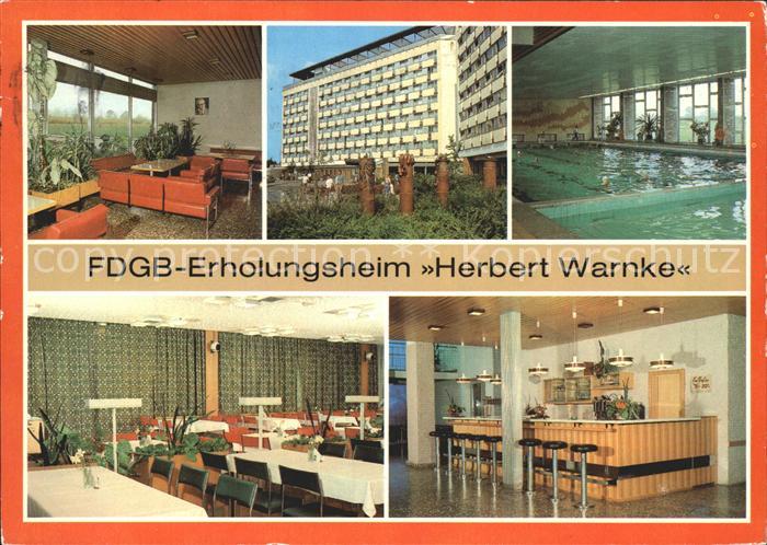 Klink Waren FDGB- Erholungsheim Herbert Warnke