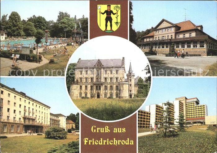 Friedrichroda Schwimmbad Parkhotel FDGB- Erholungsheim August Bebel