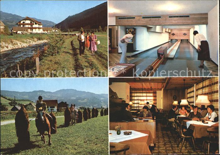 Ranten Gasthof Zum Hammerschmied Kegelbahn Pony