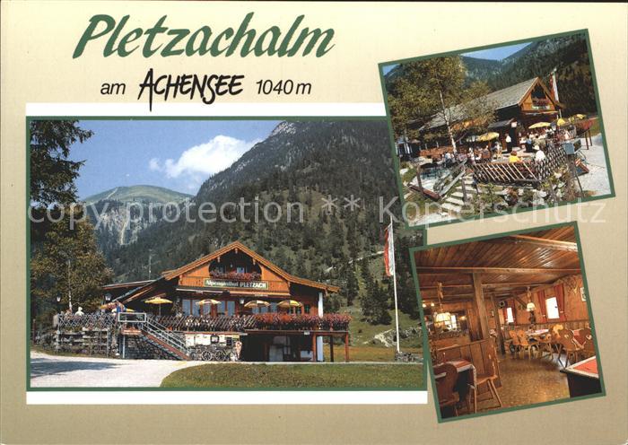 Pertisau Achensee Alpengasthof Pletzachalm