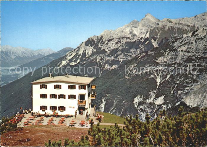 Elferhuette Karwendelgebirge Palscherkofel Serles Pinnisberge