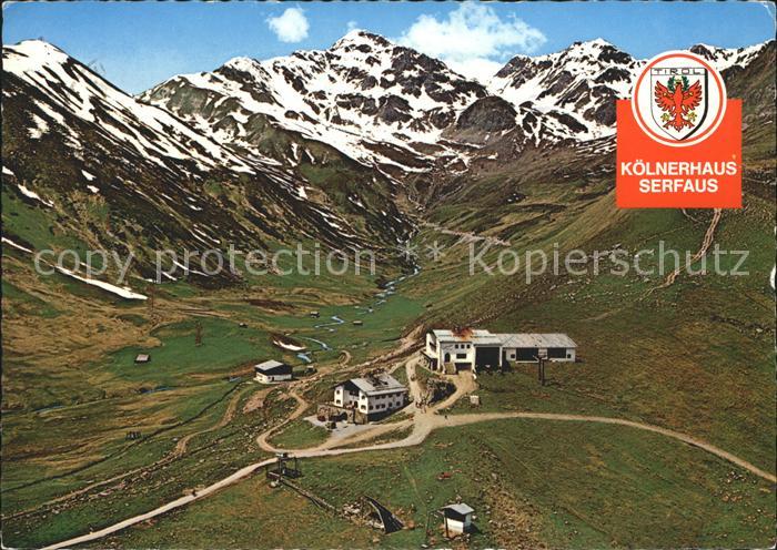 Serfaus Tirol Koelnerhaus Fliegeraufnahme