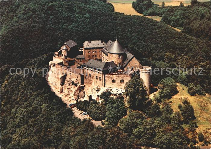 Schloss Waldeck Fliegeraufnahme