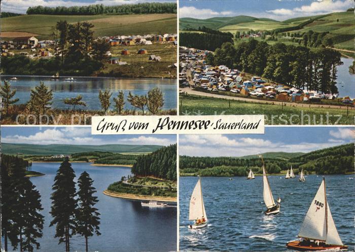 Mielinghausen Zeltplatz Hennesee Segelboot