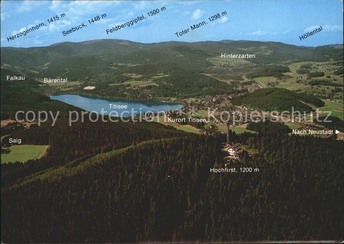 Hinterzarten Breisgau-Hochschwarzwald BW Hochfirst Titisee Feldbergebiet Toter M