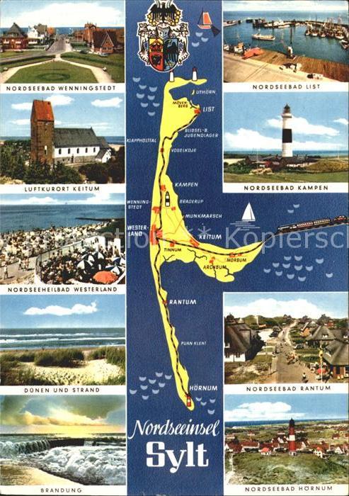 SYLT Insel Schleswig-Holstein Wenningstedt List Keitum Kampen Rantum