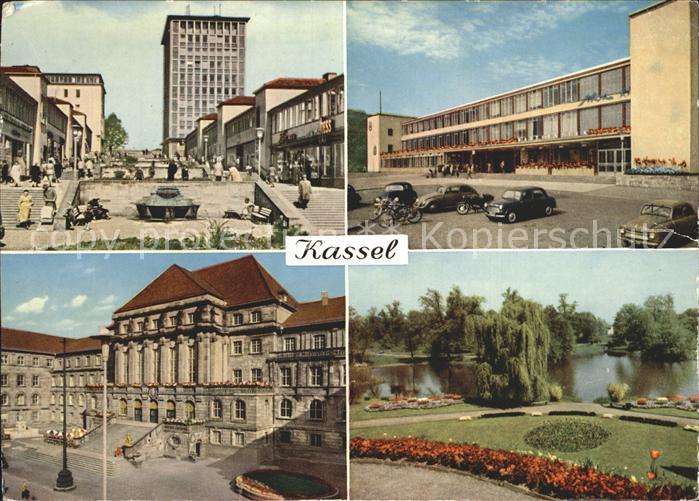 KAssEL  CITY Treppenstrasse Rathaus Hauptbahnhof Insel Siebenbergen