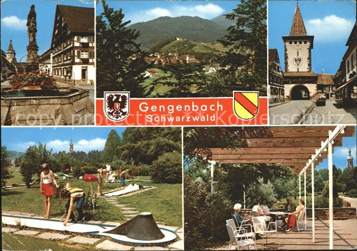 Gengenbach tor Brunnen Minigolf