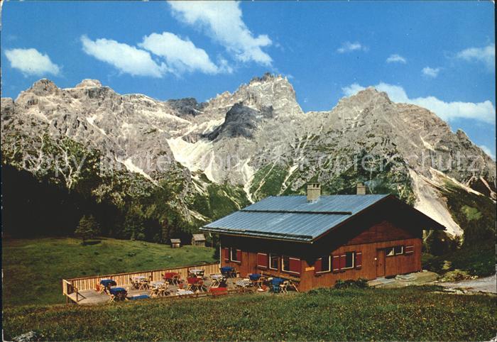 Sesto Sexten Suedtirol Rifugio Rudi Huette Rotwandwiesen Dreischuster