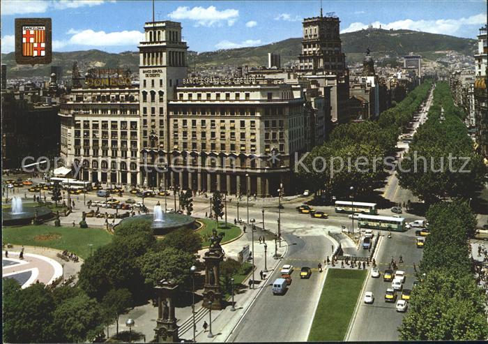 Barcelona Cataluna Kataloniensplatz Graciasallee
