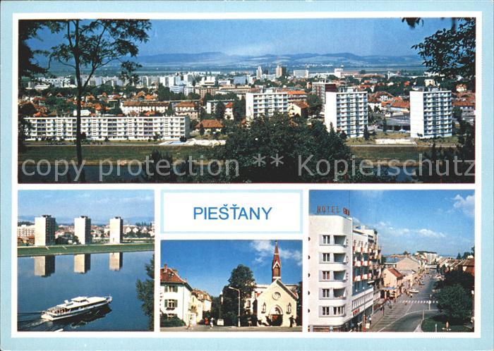 Piestany Vyletna lod Adam Trajan Pavlovova ulica Hotel Eden