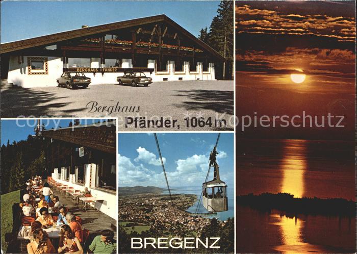 Bregenz Vorarlberg Berghaus Pfaender Pfaenderbahn Lindau