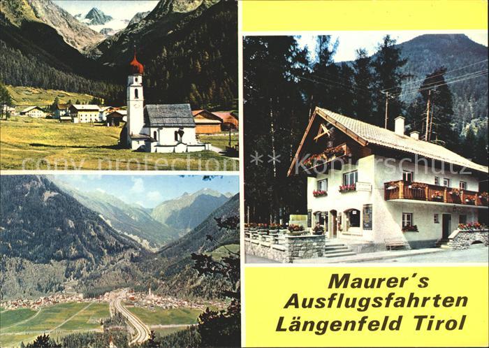 Laengenfeld Oetztal Kirche Berghaus