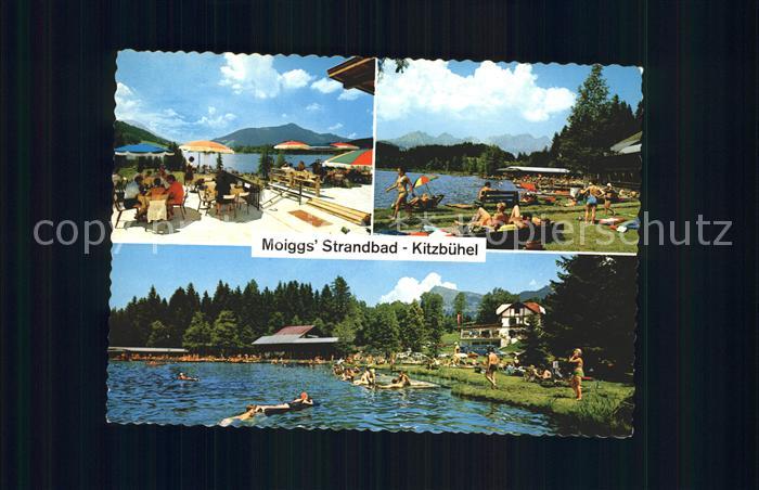 Kitzbuehel Tirol Moiggs Strandbad Restaurant Schwarzsee