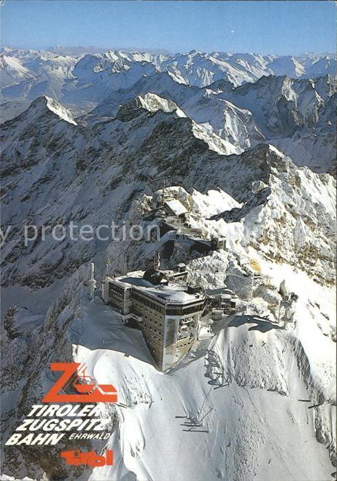 Lermoos Tirol Zugspietzgipfel Gipgelestaurant Alpenhauptkamm