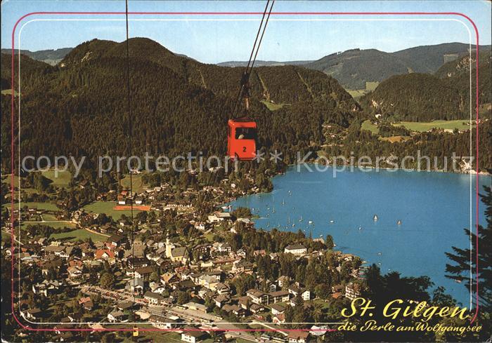 St Gilgen Salzkammergut Gondelbahn Zwoelferhorn